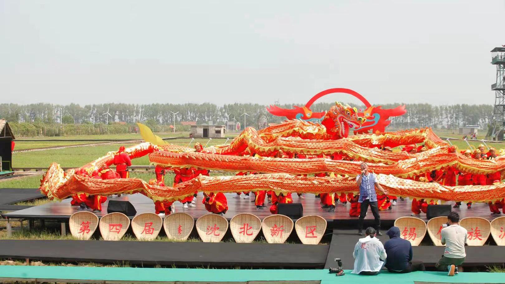 原創(chuàng)史詩實景演出第四幕沈北文旅形象大使黑龍獻(xiàn)唱歌曲慶建黨百年
